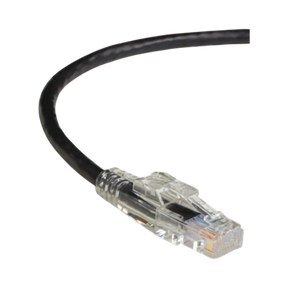 Black Box 7ft GigaTrue 3 CAT6 Lockable Ethernet Patch Cable (Black) — Being Shipped