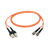 Black Box 3.2ft EFN110 Series OM1 Multimode Fiber Optic Cable (Orange) — Being Shipped