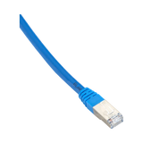 Black Box 7ft SlimLine Shielded CAT6 400MHz Ethernet Cable (Blue) — Being Shipped
