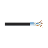 Black Box 1000ft Cat5e 350MHz Shielded Bulk Cable (Black) — Being Shipped