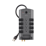 Belkin 12-Outlet 5-Pack Surge Protector with 8ft Cord (Gray) — Being Shipped