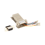 Black Box DB9 Female to RJ45 Female Modular Adapter Kit (Gray) — Being Shipped