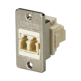 Black Box Panel Mount Bezel with Keystone Opening (Silver) — Being Shipped