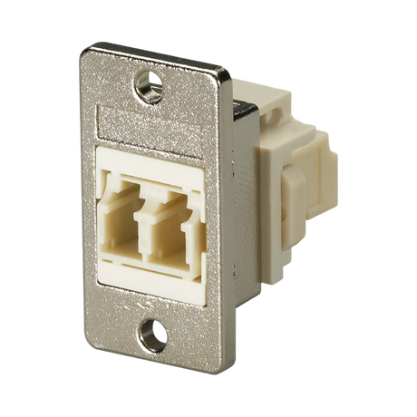 Black Box Panel Mount Bezel with Keystone Opening (Silver) — Being Shipped