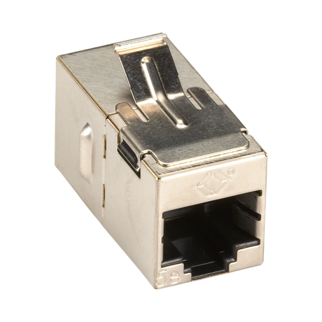 Black Box Shielded CAT5e Keystone Coupler (Silver) — Being Shipped