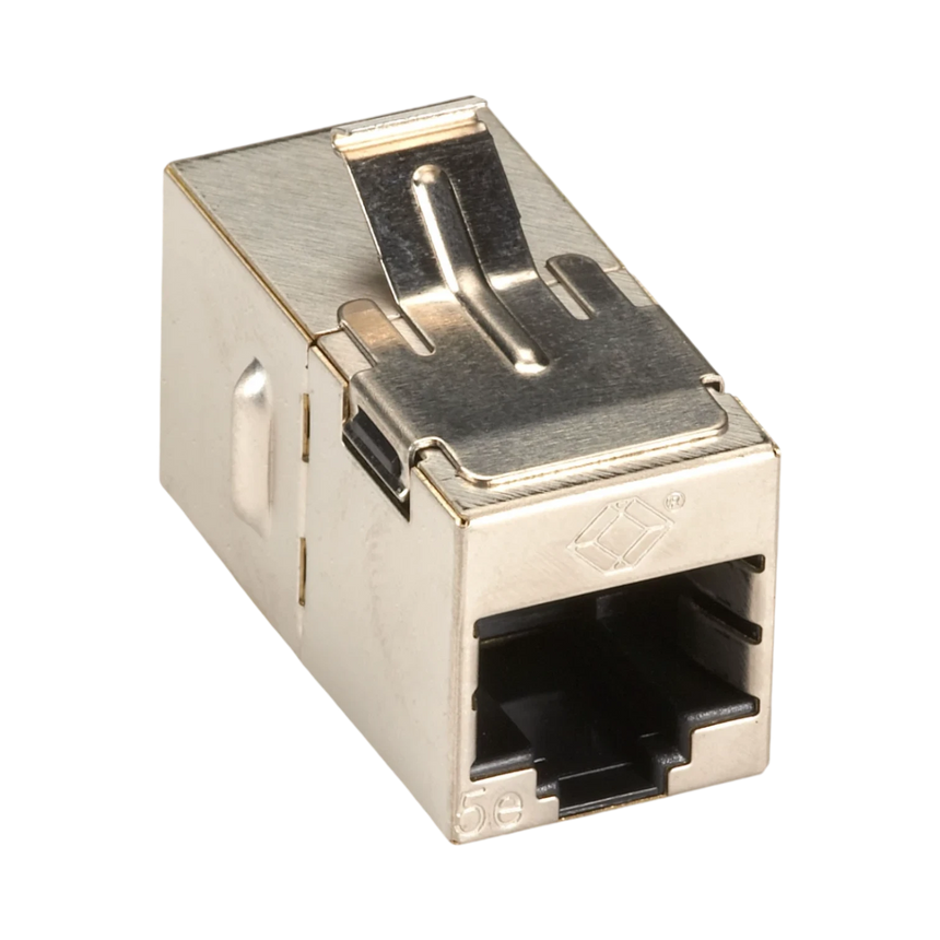 Black Box Shielded CAT5e Keystone Coupler (Silver) — Being Shipped