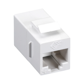 Black Box Unshielded CAT5e Keystone Coupler (White) — Being Shipped