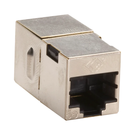 Black Box CAT5e Shielded Coupler with Dual RJ-45 Jacks — Being Shipped