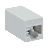 Black Box CAT5e Coupler Unshielded Straight Pin (White) — Being Shipped