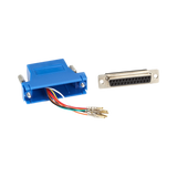 Black Box Modular Adapter Kit DB25 Female to RJ45 Female (Blue) — Being Shipped