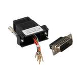 Black Box DB15 Male to RJ45 Female Modular Adapter Kit (Black) — Being Shipped