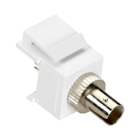 Black Box GigaStation2 Snap Fitting Keystone ST Adapter (White) — Being Shipped