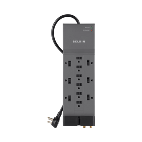 Belkin 3-Pack 12-Outlet Surge Protector with 8ft Cord (Gray) — Being Shipped