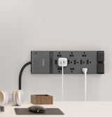 Belkin 3-Pack 12-Outlet Surge Protector with 8ft Cord (Gray) — Being Shipped