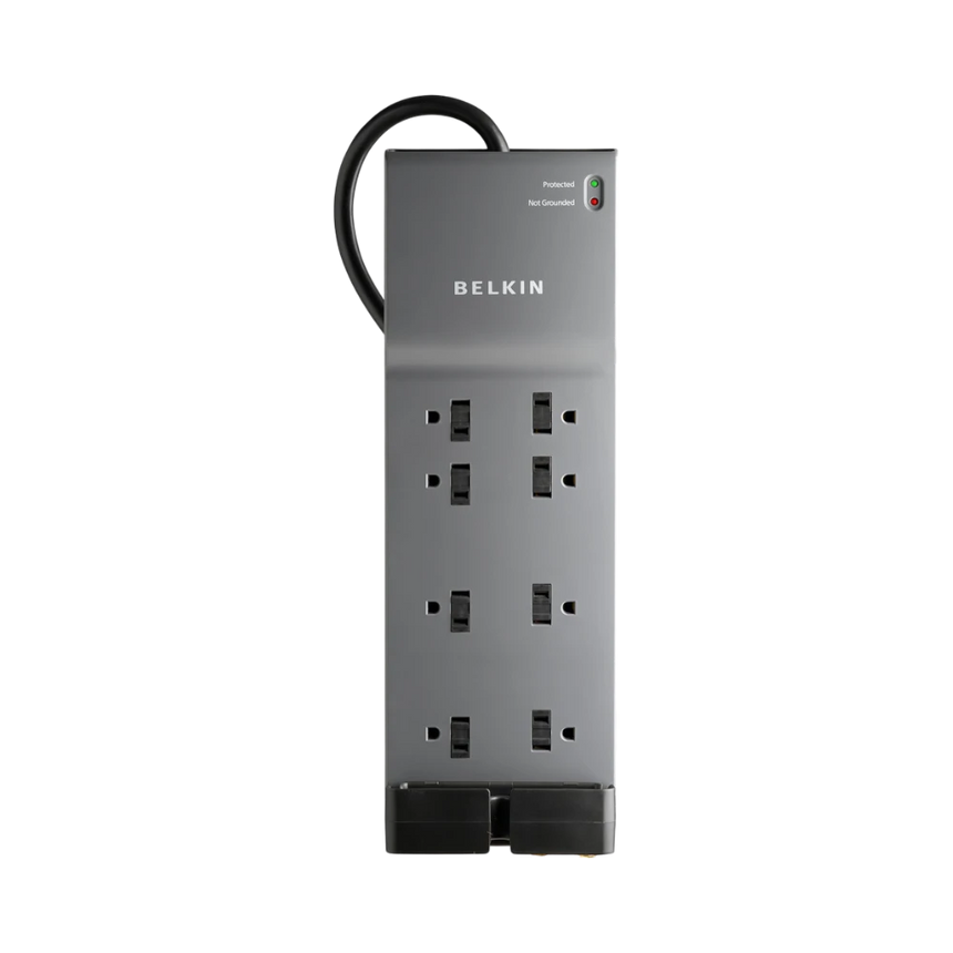 Belkin 3-Pack 8-Outlet Surge Protector with 6ft Cord (Gray) — Being Shipped