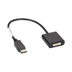 Black Box DisplayPort Male to DVI-D Female Dual Link Adapter (Black) — Being Shipped
