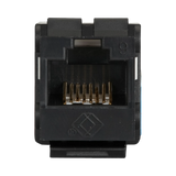 Black Box CAT6 Unshielded Keystone Jack 110 Punchdown Type (Black) — Being Shipped