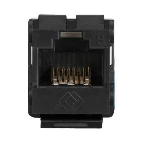 Black Box CAT6 Unshielded Keystone Jack 110 Punchdown Type (Black) — Being Shipped