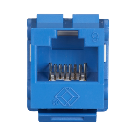 Black Box CAT6 Keystone Jack Unshielded Punchdown (Blue) — Being Shipped