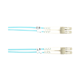 Black Box 9.8ft OM3 50/125 Fiber Optic Patch Cable LC to LC (Aqua) — Being Shipped