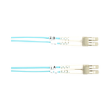 Black Box 6.5ft OM3 Fiber Optic Patch Cable LC to LC (Aqua) — Being Shipped