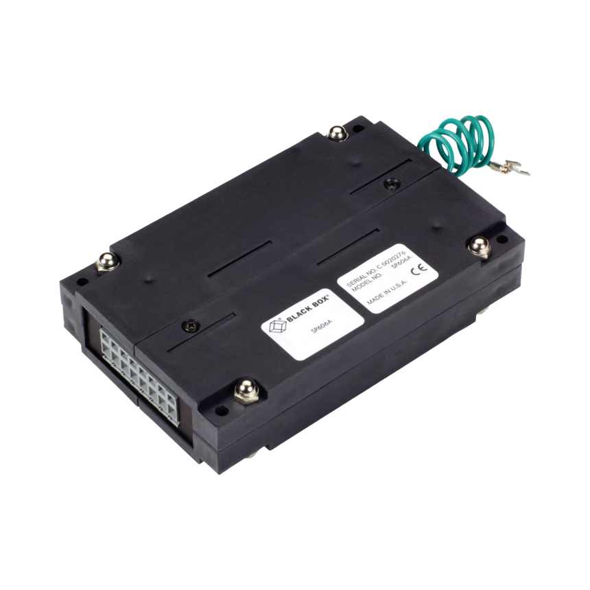 Black Box Quick Connect 8-Wire Surge Protector RS232/Token Ring — Being Shipped
