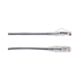 Black Box 2ft Slim-Net CAT6 250MHz Snagless Ethernet Cable (Gray) — Being Shipped