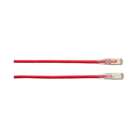 Black Box 15ft CAT6A 650MHz Locking Snagless Shielded Ethernet Cable (Red) — Being Shipped