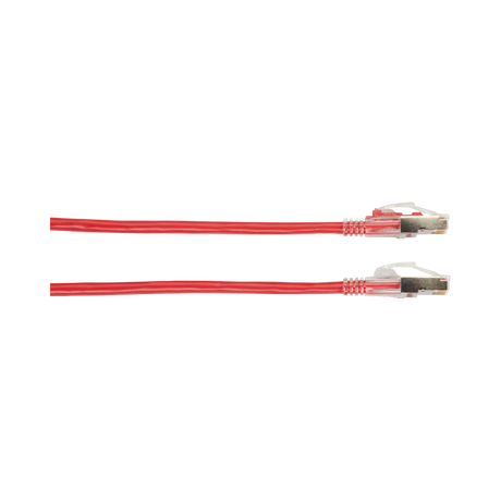 Black Box 15ft CAT6A 650MHz Locking Snagless Shielded Ethernet Cable (Red) — Being Shipped