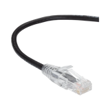 Black Box 5ft Slim-Net CAT6A Snagless Ethernet Patch Cable (Black) — Being Shipped