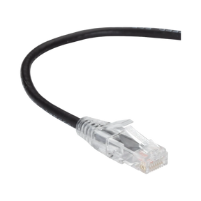 Black Box 5ft Slim-Net CAT6A Snagless Ethernet Patch Cable (Black) — Being Shipped