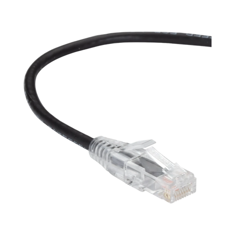 Black Box 5ft Slim-Net CAT6A Snagless Ethernet Patch Cable (Black) — Being Shipped