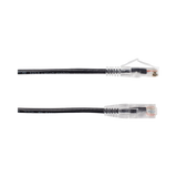 Black Box 5ft Slim-Net CAT6A Snagless Ethernet Patch Cable (Black) — Being Shipped