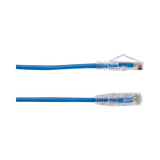 Black Box 2ft Slim-Net CAT6A Ethernet Patch Cable (Blue) — Being Shipped