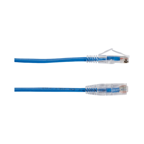 Black Box 2ft Slim-Net CAT6A Ethernet Patch Cable (Blue) — Being Shipped