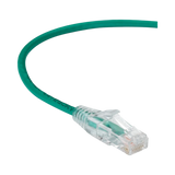 Black Box 4ft Slim-Net CAT6A 28AWG Unshielded Ethernet Cable (Green) — Being Shipped