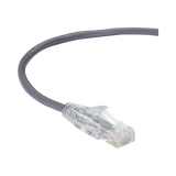 Black Box 2ft Slim-Net CAT6A Ethernet Patch Cable (Gray) — Being Shipped