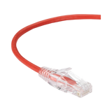 Black Box 7ft Slim-Net CAT6A 500MHz Ethernet Cable (Red) — Being Shipped