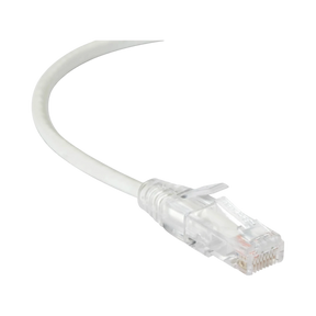 Black Box 2ft Slim-Net CAT6A 500-MHz Ethernet Patch Cable (White) — Being Shipped