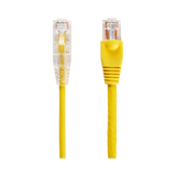 Black Box 2ft Slim-Net Yellow CAT6A Ethernet Patch Cable (Yellow) — Being Shipped