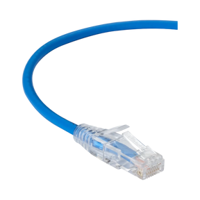 Black Box 4ft Slim-Net CAT6 Snagless Ethernet Cable (Blue) — Being Shipped