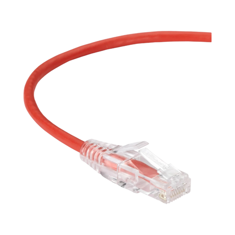 Black Box 4ft Slim-Net CAT6 250MHz 28AWG Ethernet Cable (Red) — Being Shipped