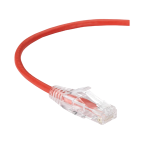 Black Box 2ft Slim-Net CAT6 250MHz Ethernet Patch Cable (Red) — Being Shipped