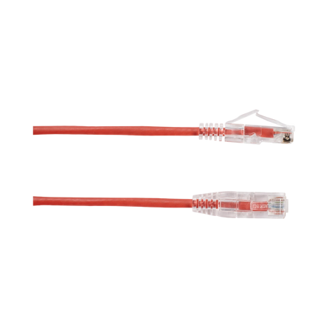 Black Box 2ft Slim-Net CAT6 250MHz Ethernet Patch Cable (Red) — Being Shipped
