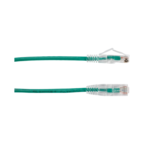 Black Box 3ft Slim-Net CAT6 Snagless Ethernet Cable (Green) — Being Shipped