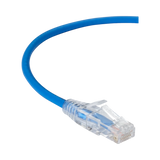 Black Box 7ft Slim-Net CAT6 28AWG Ethernet Cable (Blue) — Being Shipped