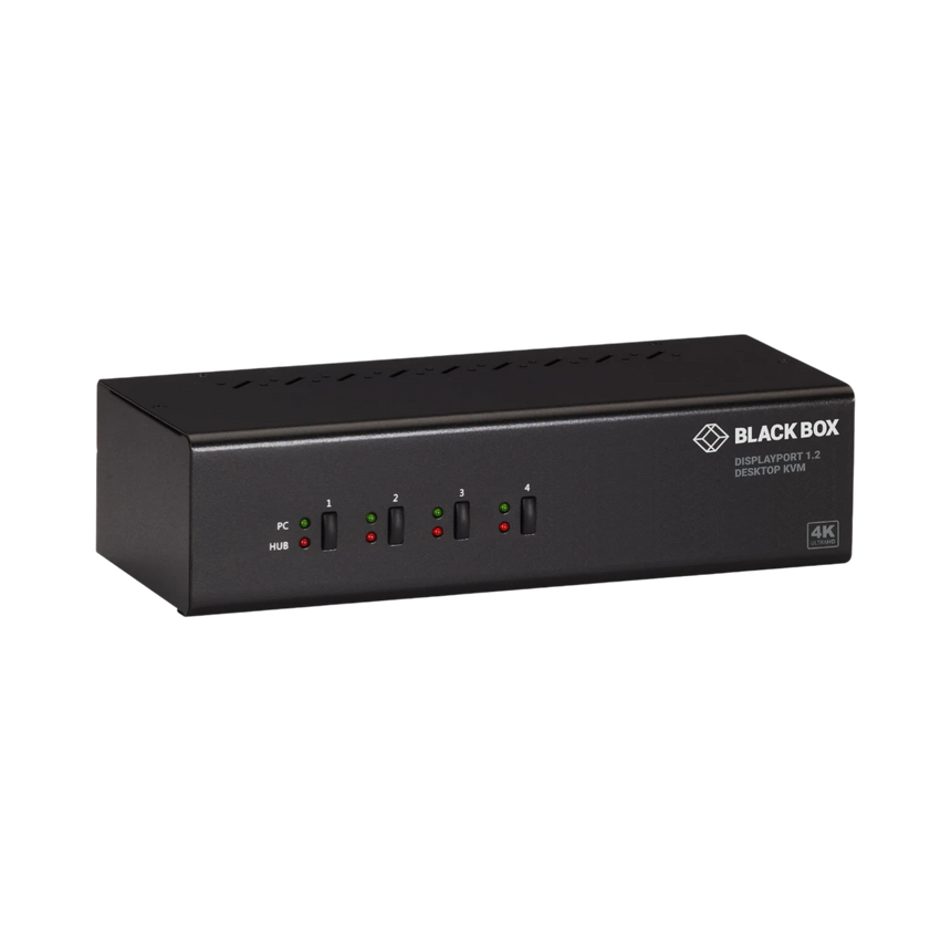 Black Box 4K 60Hz USB 3.0 Hub 4-Port Dual-Monitor KVM Switch — Being Shipped