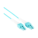 Black Box 9.8ft LC-LC OM4 Multimode Fiber Optic Patch Cable (Aqua) — Being Shipped