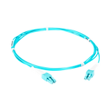 Black Box 9.8ft LC-LC OM4 Multimode Fiber Optic Patch Cable (Aqua) — Being Shipped