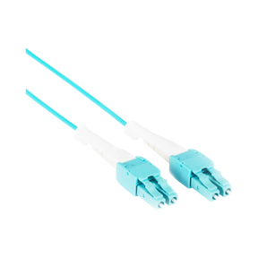 Black Box 3.2ft LC-LC OM4 50/125 Fiber Optic Cable (Aqua) — Being Shipped